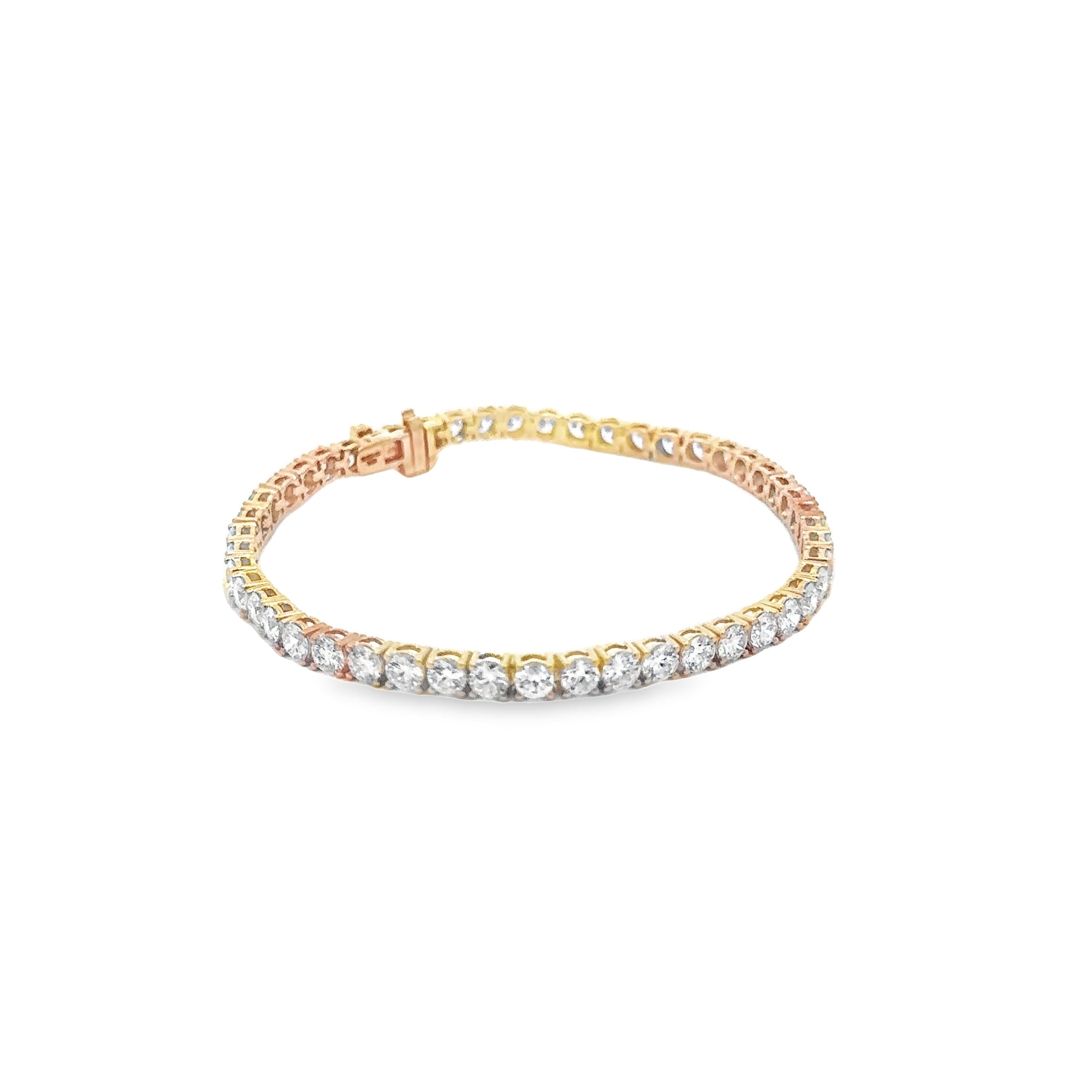7.02ct Lab Grown Diamond tennis Bracelet
