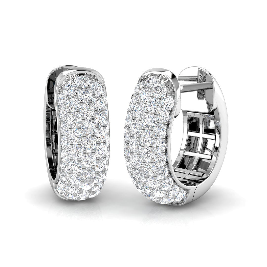 9ct White Gold 0.40ct G SI2 Diamond Earrings