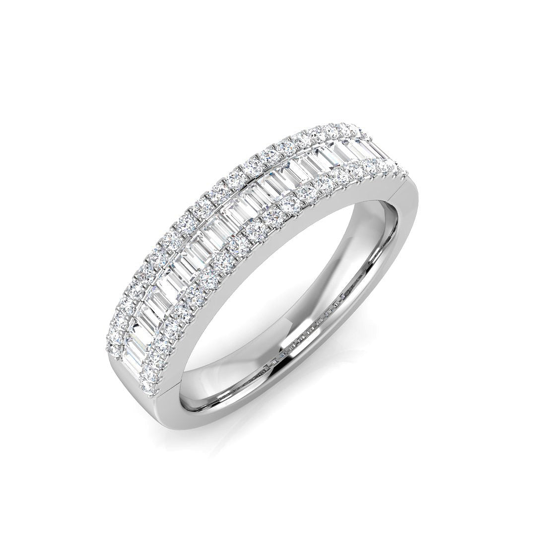 18ct White Gold 0.54ct G SI1 Diamond Ring