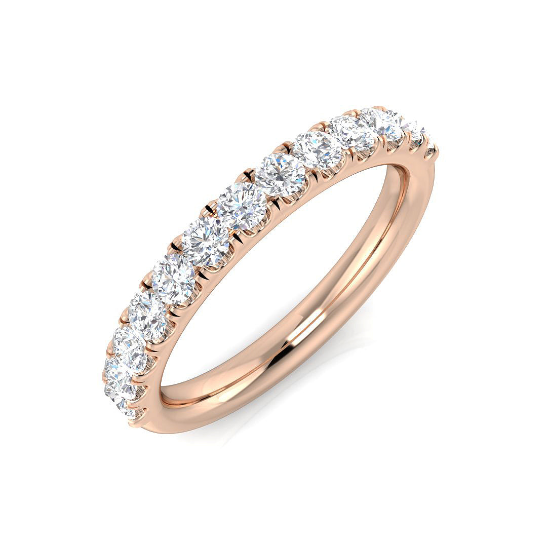 18ct Rose Gold 0.49ct G SI1 Diamond Ring
