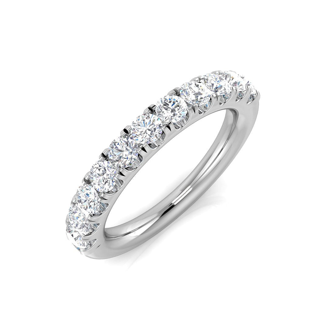 9ct White Gold 0.81ct Laboratory Grown CVD Ring