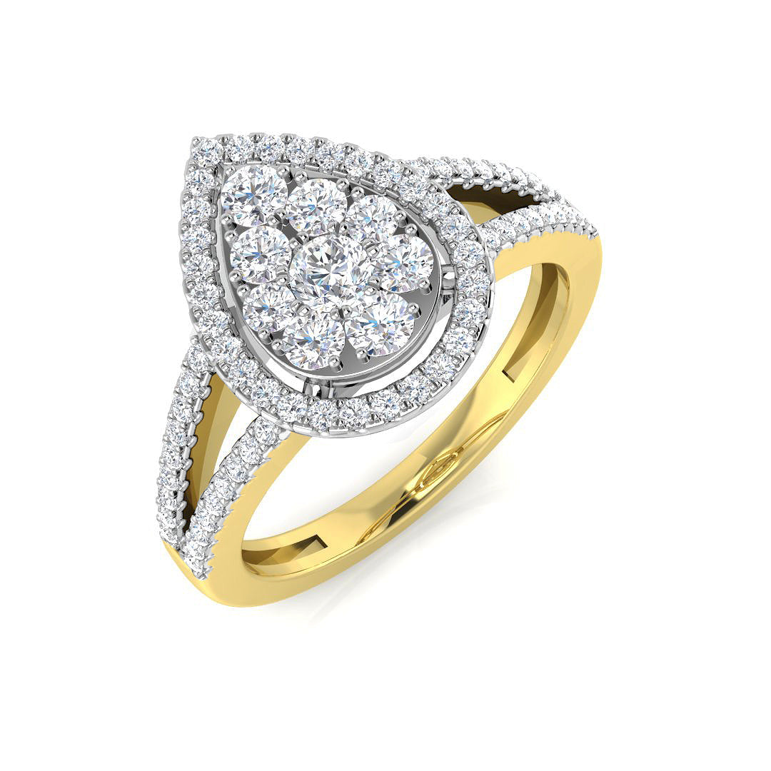 9ct Yellow Gold 0.61ct G SI2 Diamond Ring