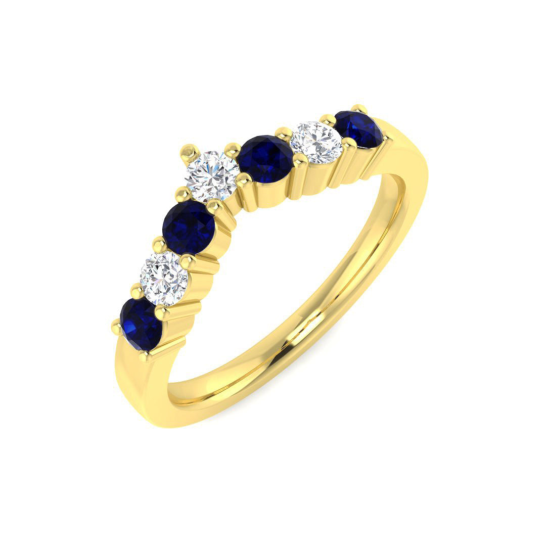9ct Yellow Gold 0.55ct G SI2 Diamond Ring