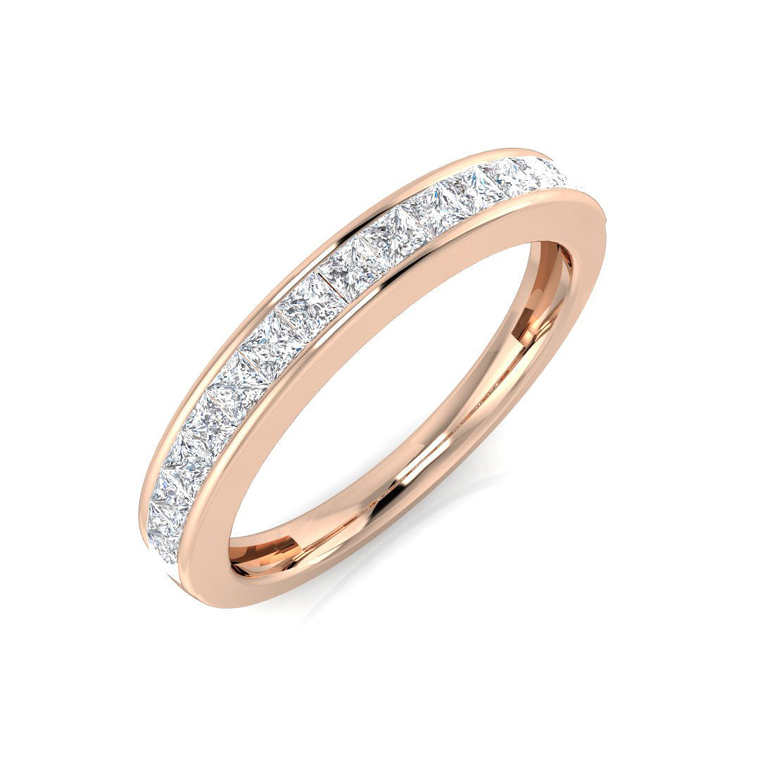 18ct Rose Gold 0.50ct G SI1 Diamond Ring