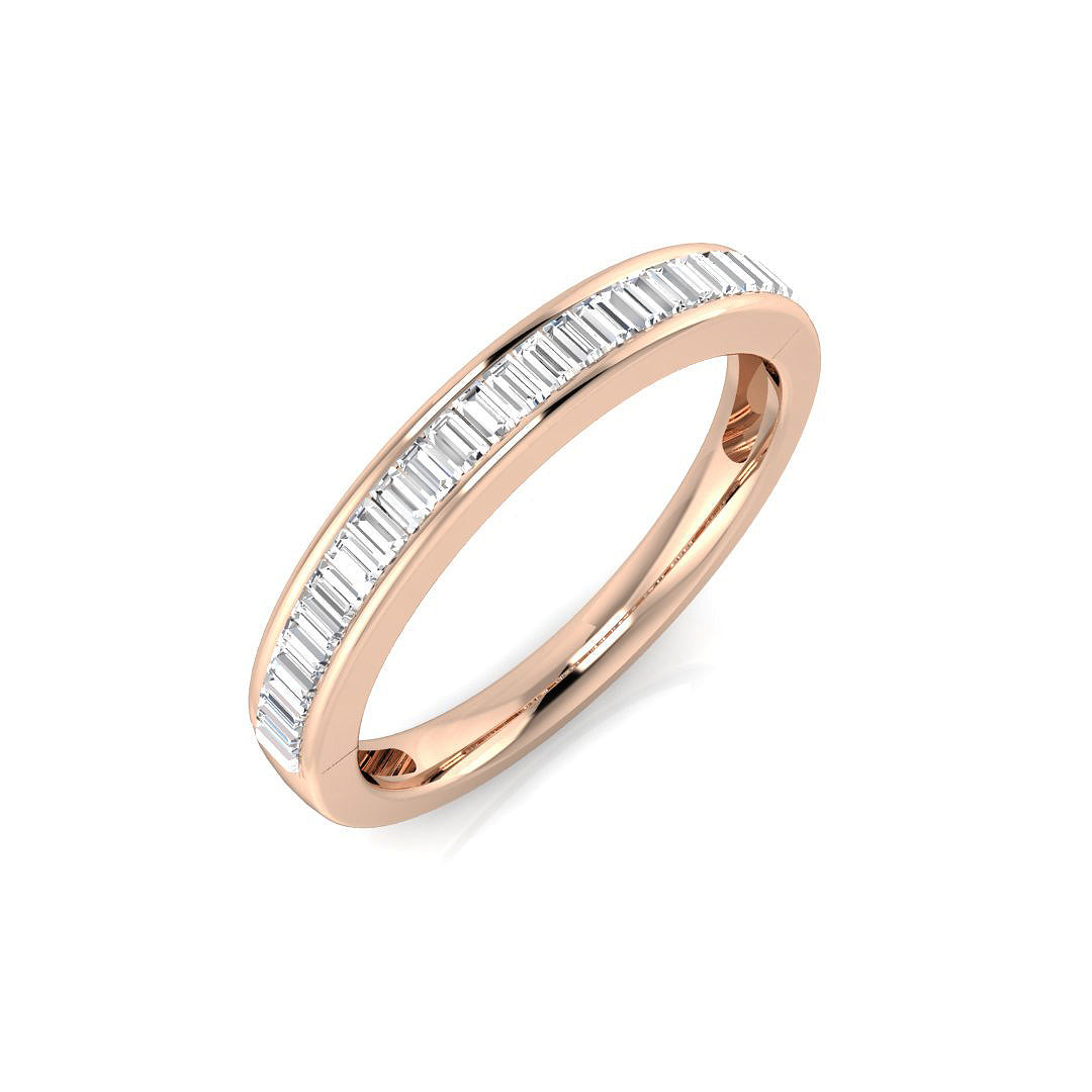 18ct Rose Gold 0.28ct G SI2 Diamond Ring