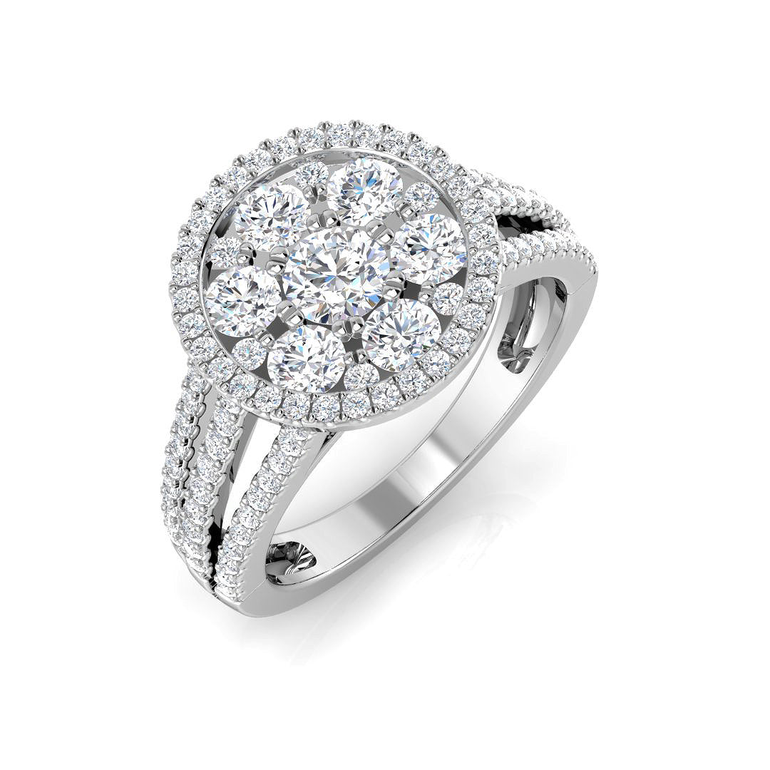 9ct White Gold 1.35ct G SI2 Diamond Ring