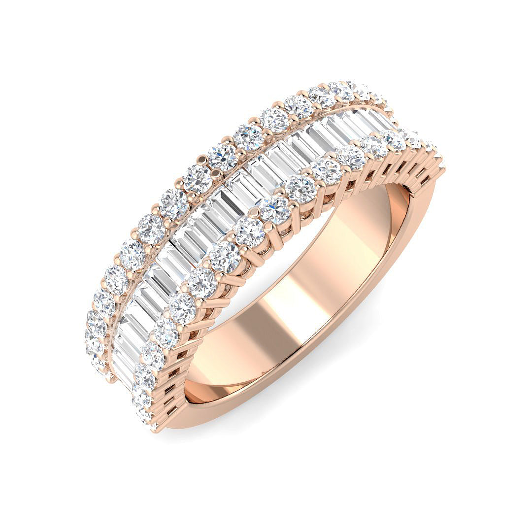 18ct Rose Gold 1.40ct G SI1 Diamond Ring