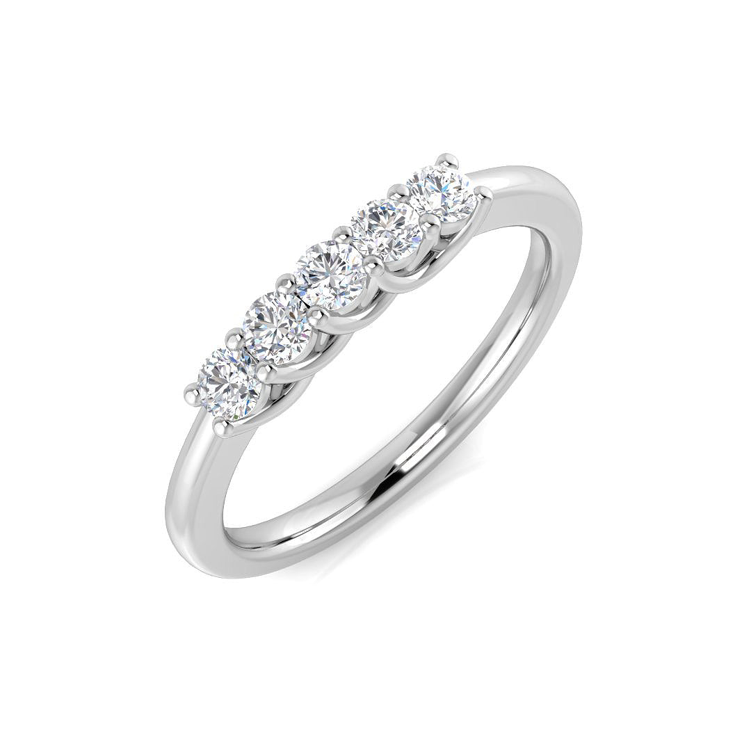 9ct White Gold 0.29ct Laboratory Grown CVD Ring