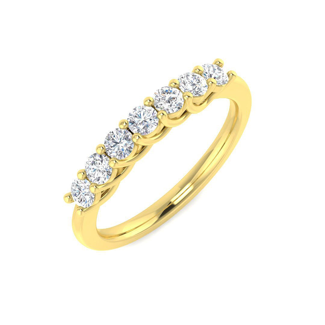 9ct Yellow Gold 0.52ct Laboratory Grown CVD Ring