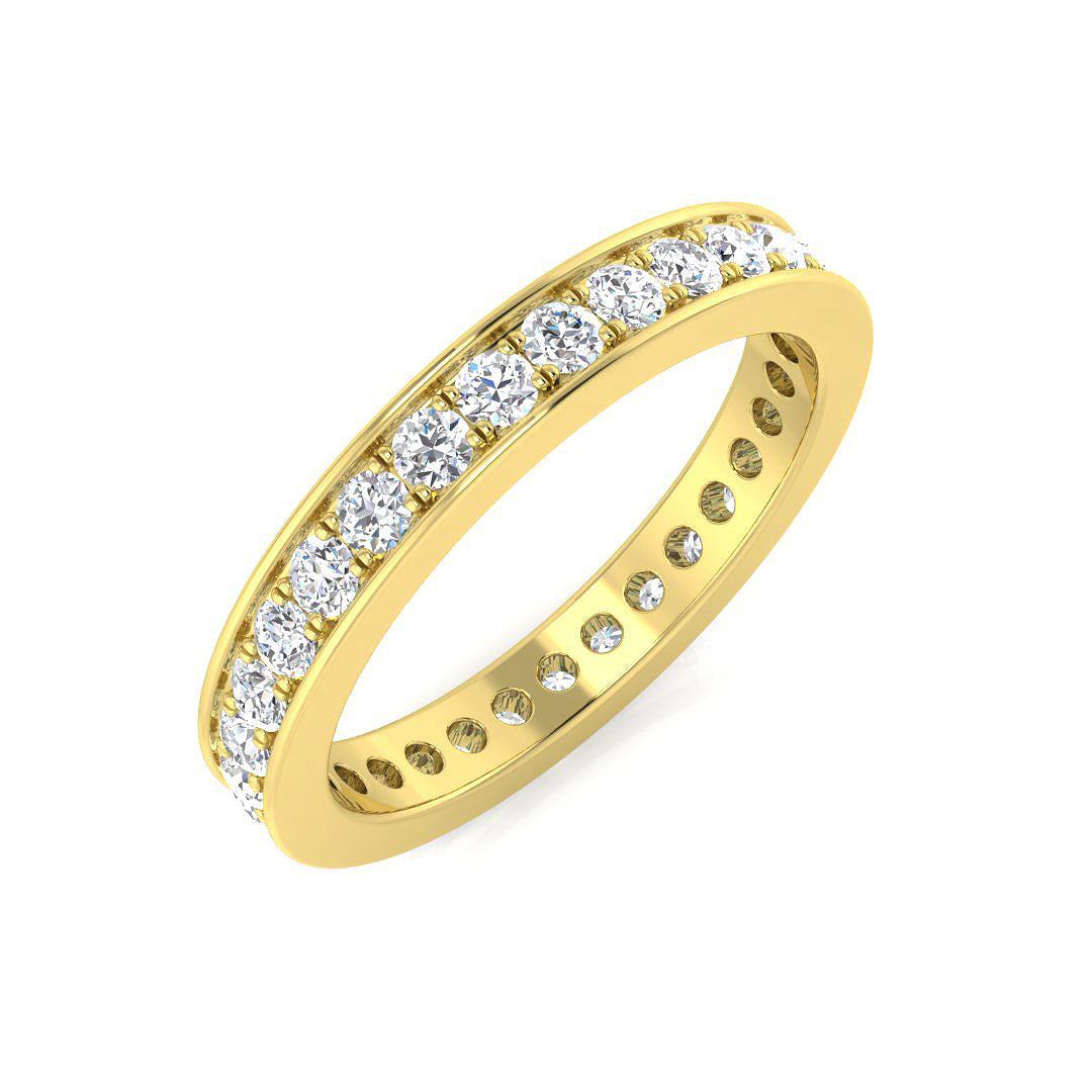 18ct Yellow Gold 0.80ct G SI1 Diamond Ring