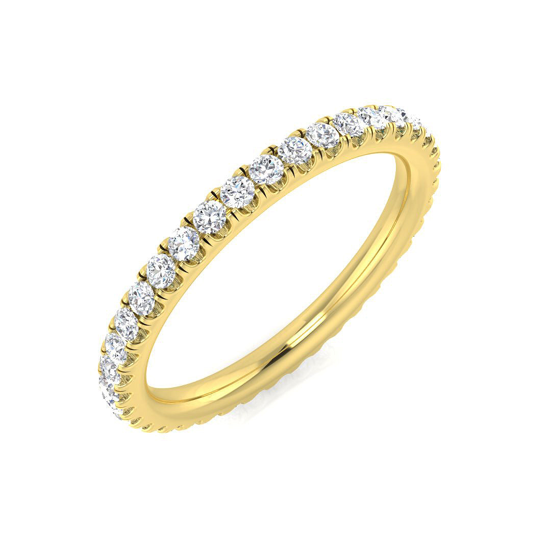 18ct Yellow Gold 0.52ct G SI1 Diamond Ring