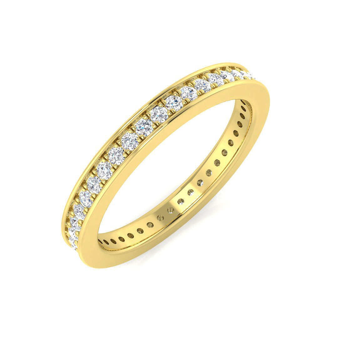 18ct Yellow Gold 0.47ct G SI1 Diamond Ring