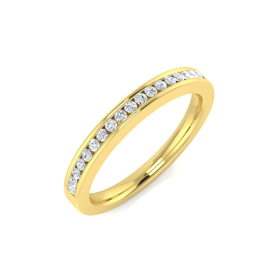 18ct Yellow Gold 0.14ct G SI1 Diamond Ring