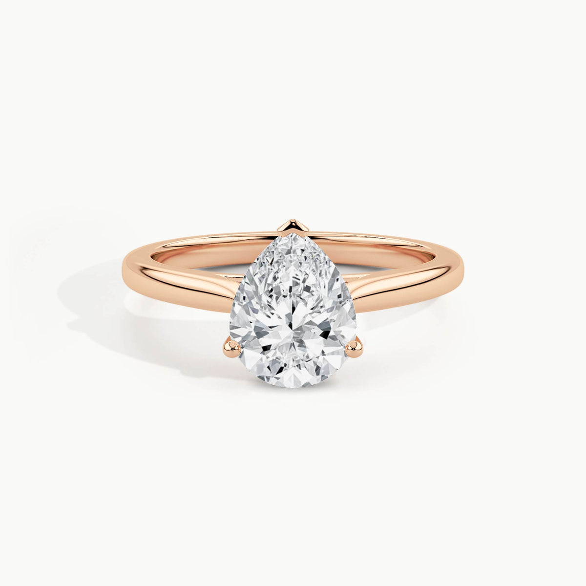 Rose Gold, Pear, down view