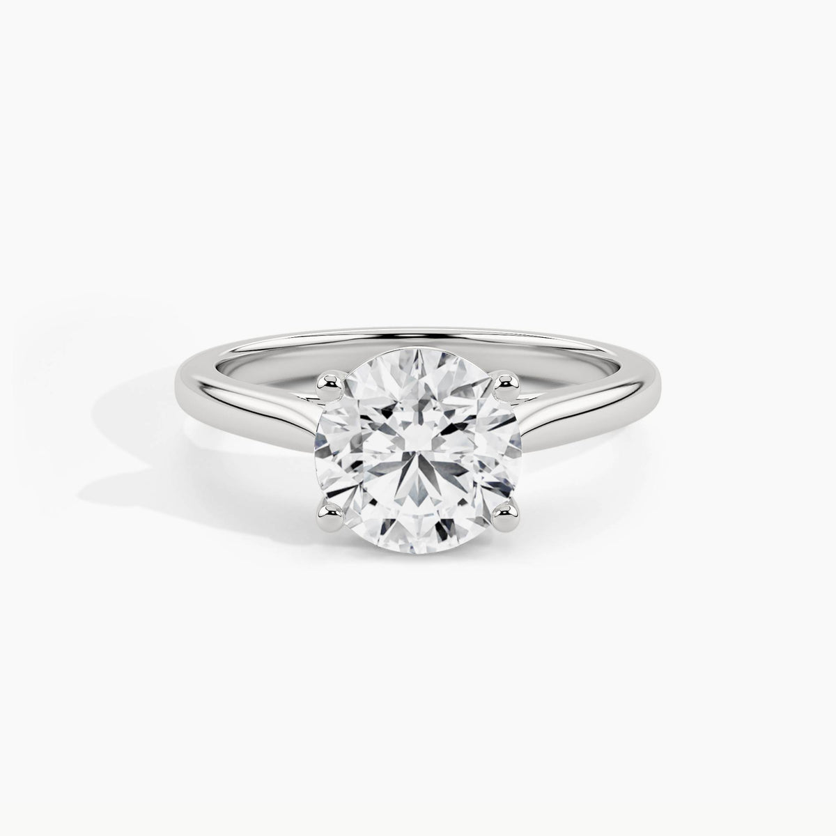 950 Platinum, Round, down view
