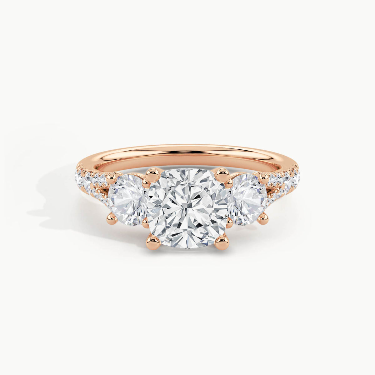 Rose Gold, Cushion, down view