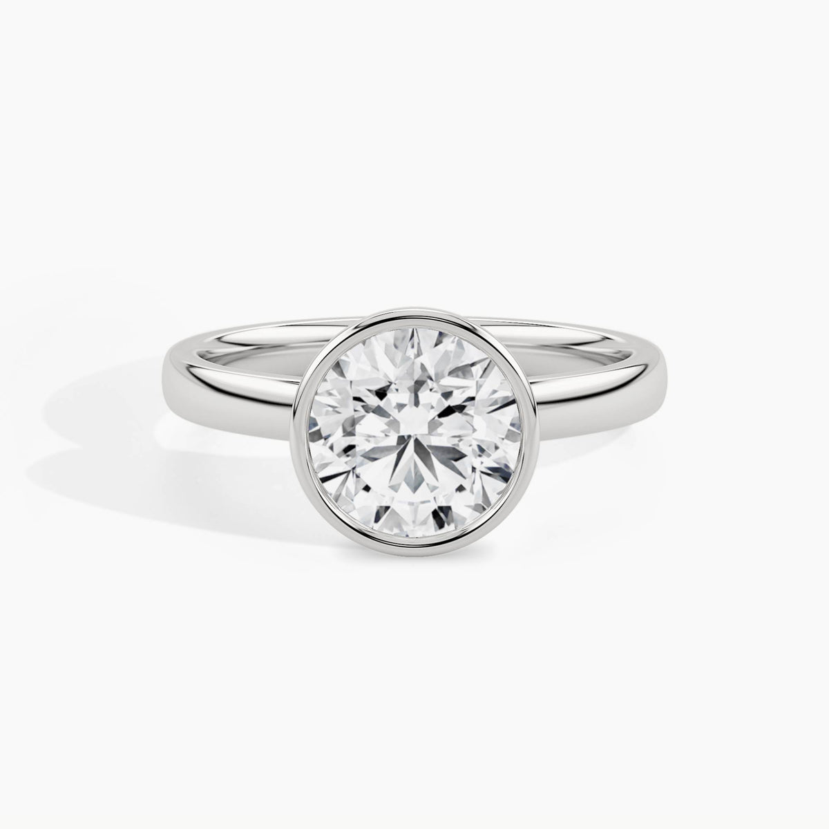 White Gold, Round, down view