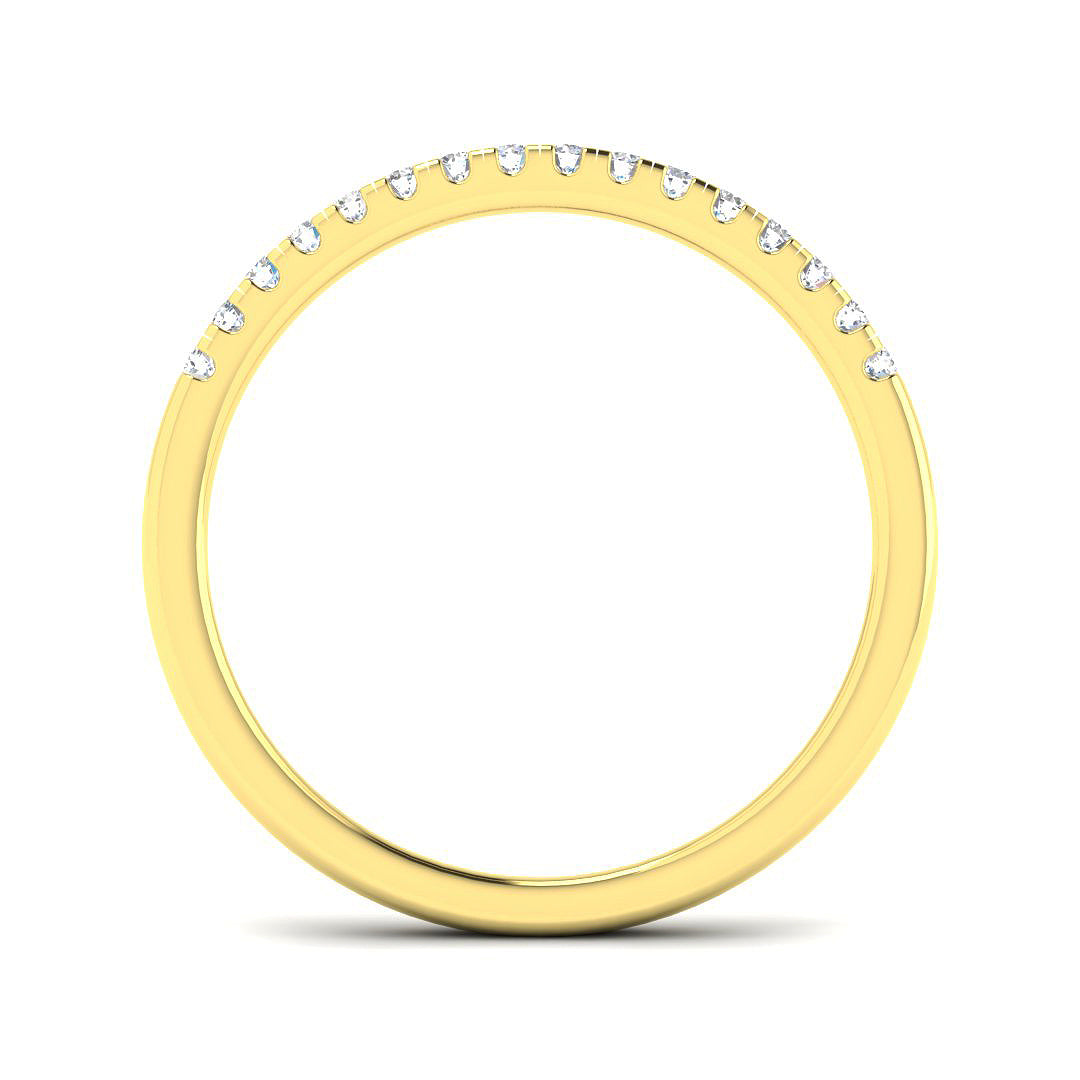 18ct Yellow Gold 0.14ct Laboratory Grown CVD Ring