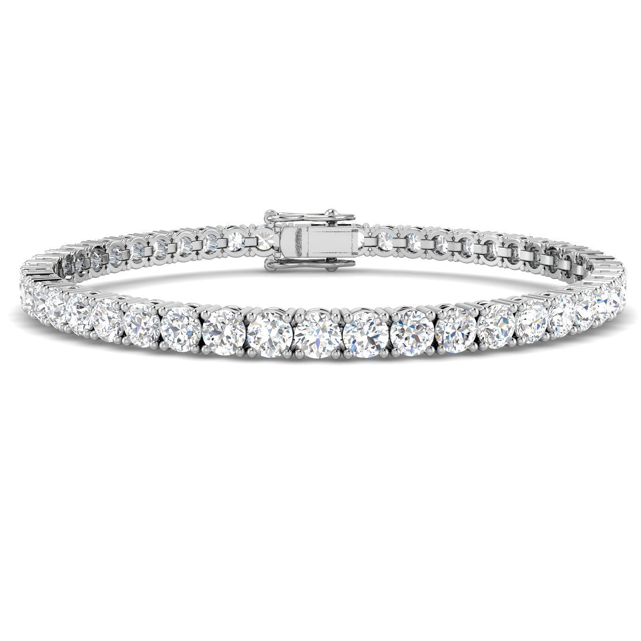 18ct White Gold 8.60ct G SI1 Diamond Bracelet