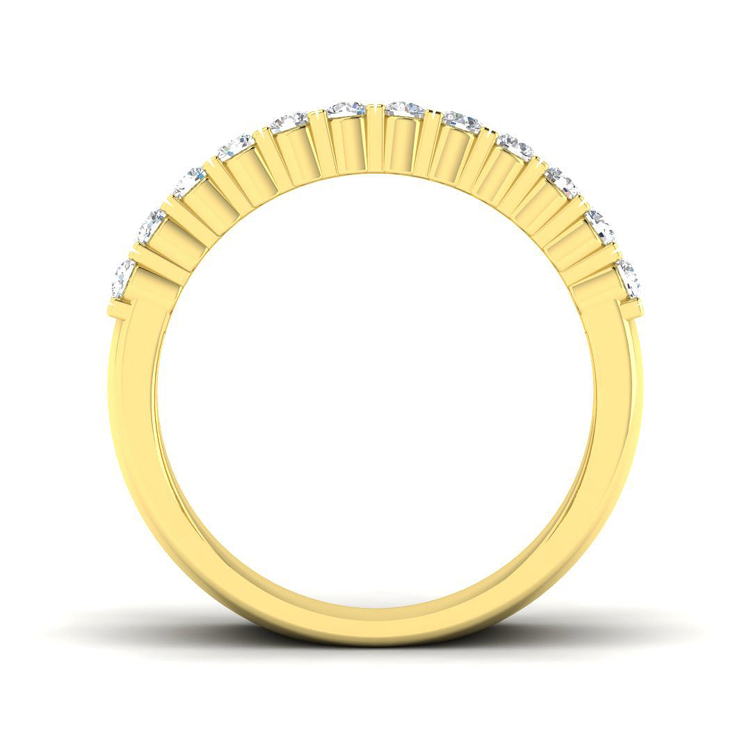 9ct Yellow Gold 1.24ct Laboratory Grown CVD Ring