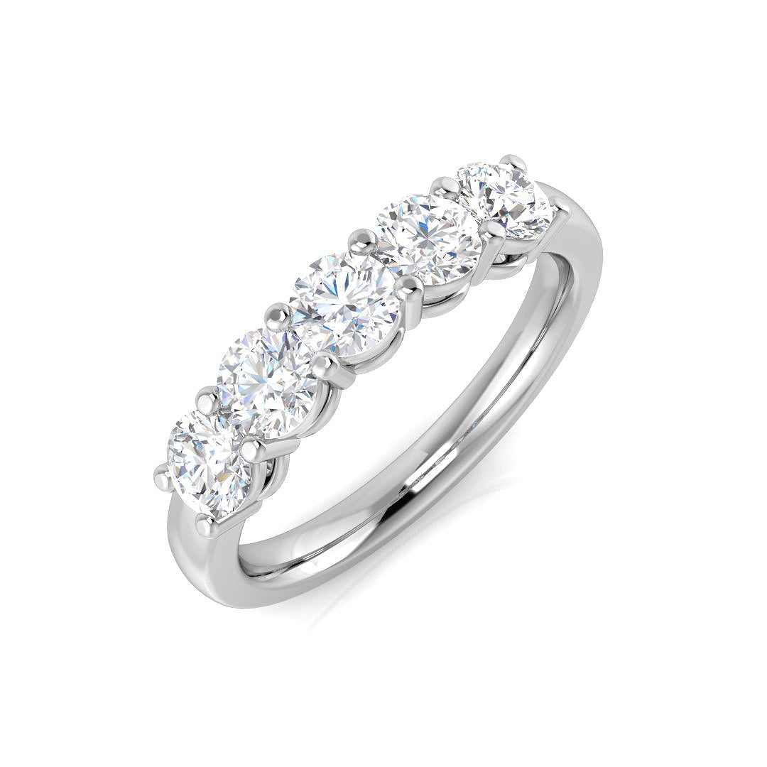 9ct White Gold 1.21ct Laboratory Grown CVD Ring