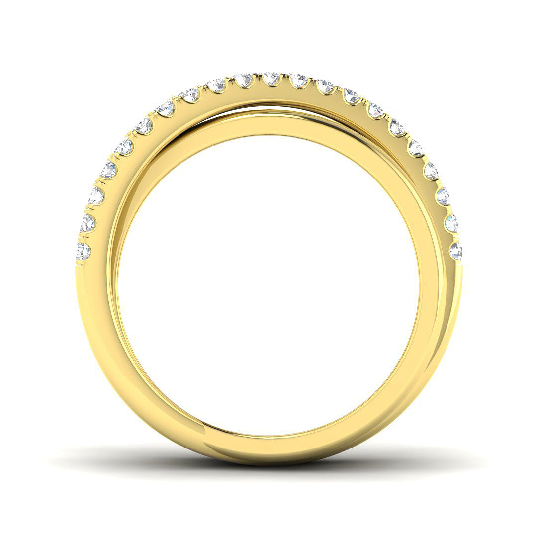 9ct Yellow Gold 0.30ct Laboratory Grown CVD Ring