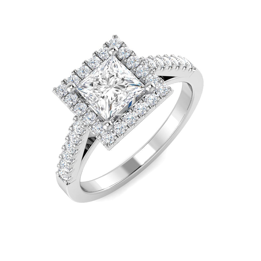 18ct White Gold 1.25ct G SI1 Diamond Ring