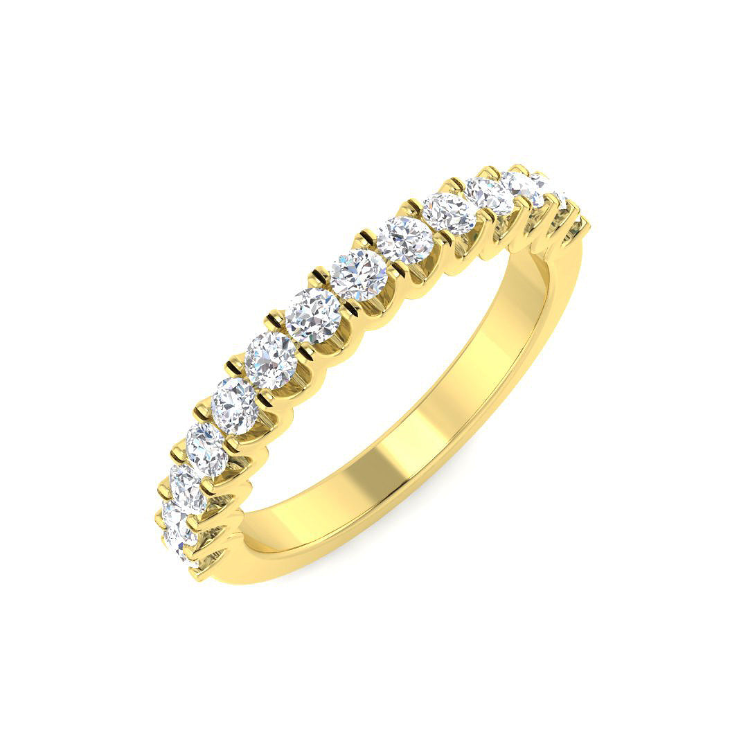 18ct Yellow Gold 0.51ct Laboratory Grown CVD Ring