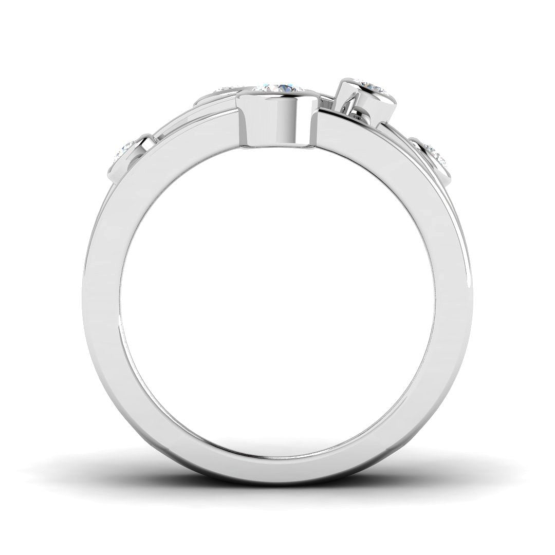9ct White Gold 0.42ct G I1 Diamond Ring