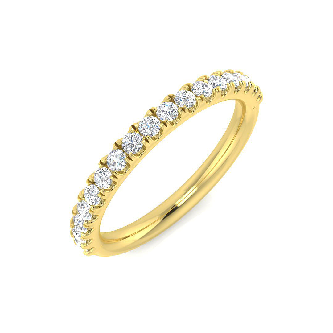 9ct Yellow Gold 0.33ct Laboratory Grown CVD Ring