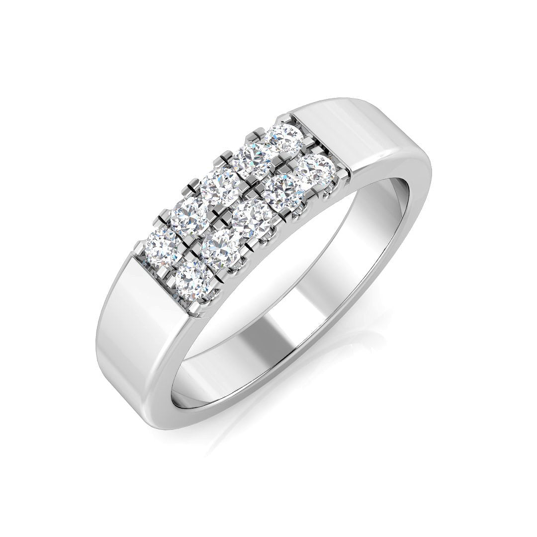 18ct White Gold 0.29ct G SI1 Diamond Ring