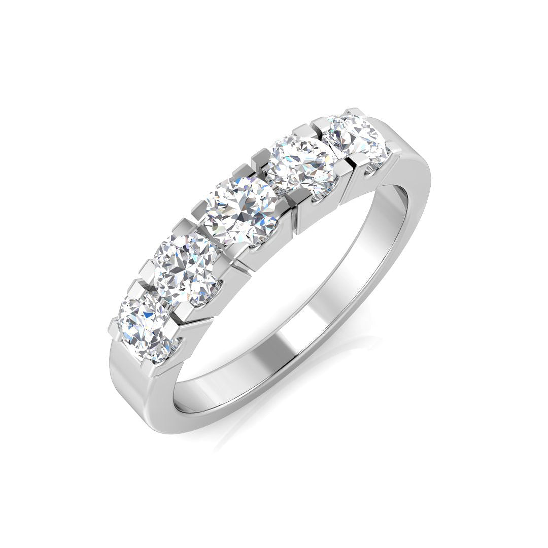 18ct White Gold 0.68ct G SI1 Diamond Ring