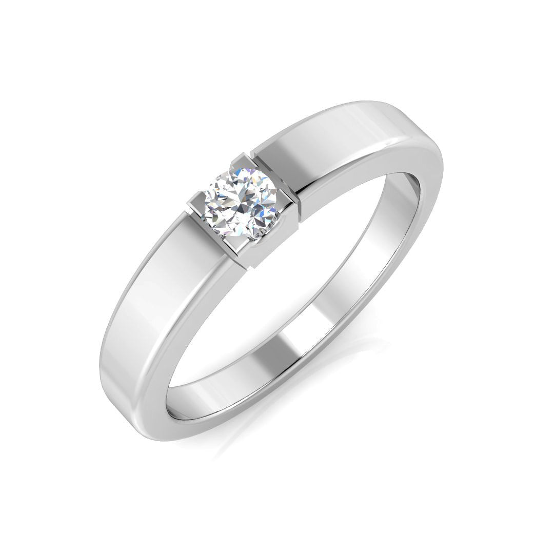 18ct White Gold 0.17ct G SI1 Diamond Ring