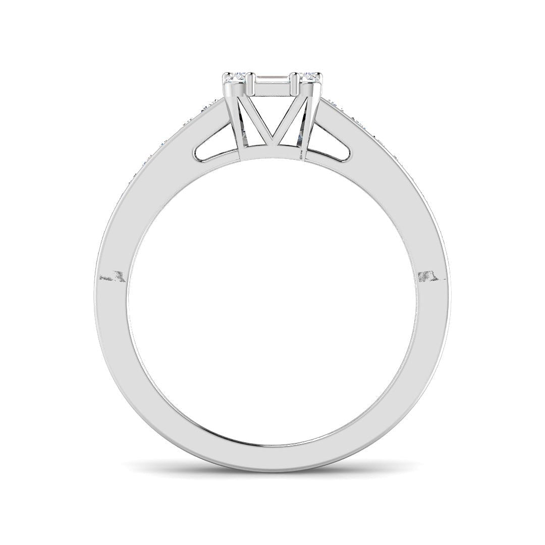 18ct White Gold 0.78ct G SI2 Diamond Ring