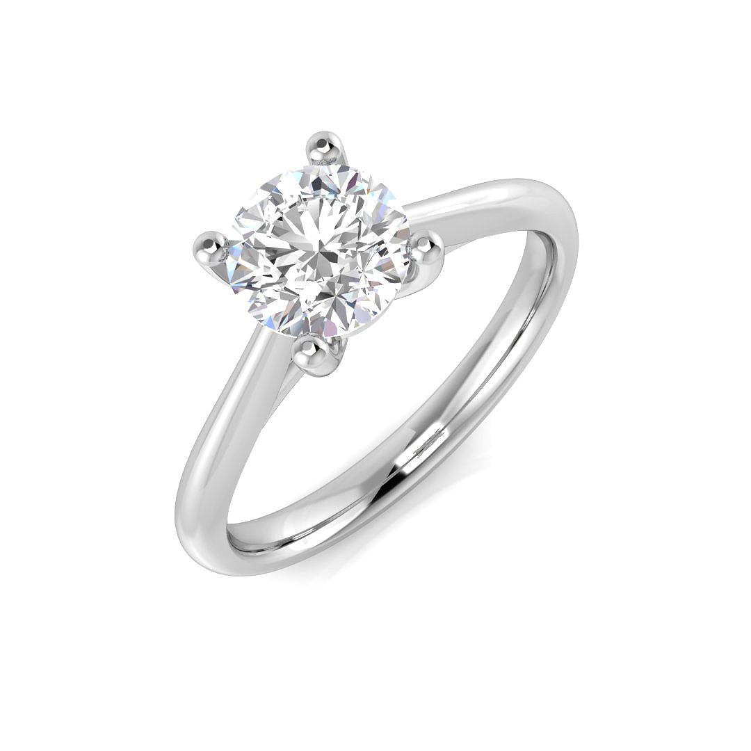 Platinum 1.01ct G SI1 Diamond Ring
