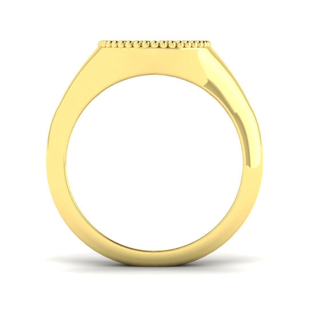 9ct Yellow Gold 0.43ct Laboratory Grown CVD Ring