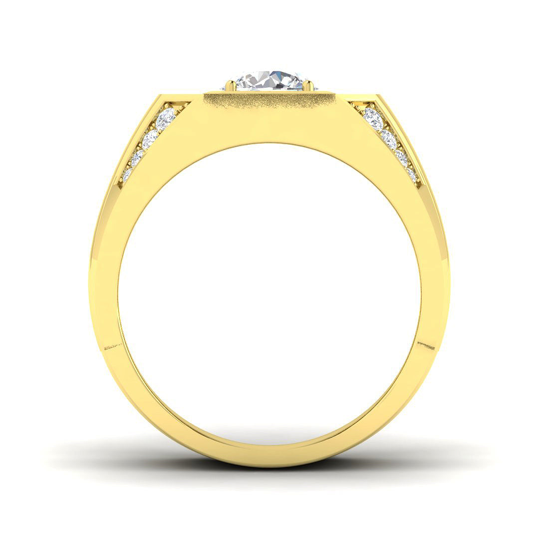 9ct Yellow Gold 1.55ct Laboratory Grown CVD Ring