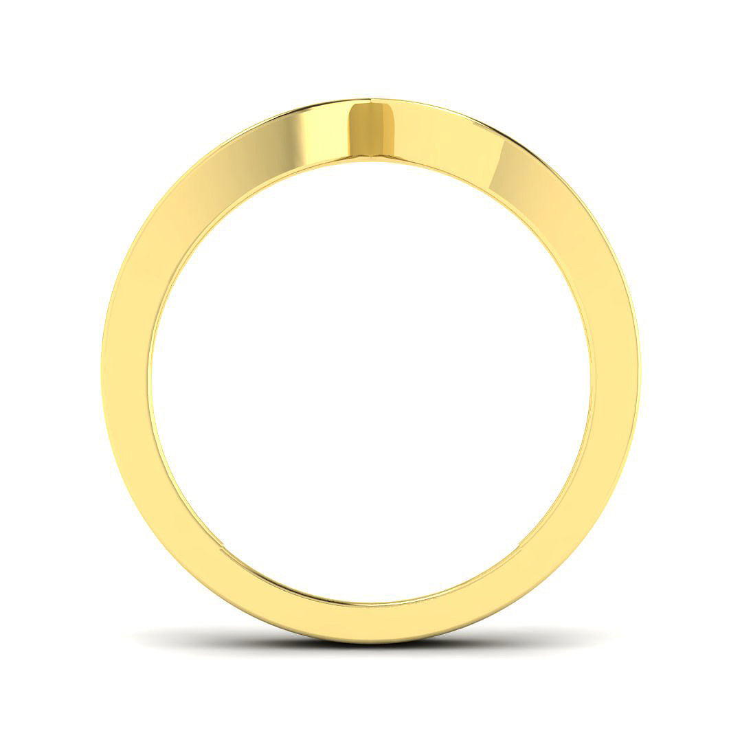 9ct Yellow Gold 0.15ct G SI2 Diamond Ring