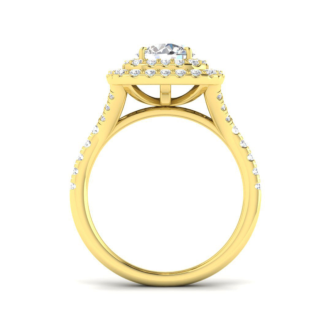 18ct Yellow Gold 1.81ct D VS1 Laboratory Grown CVD Ring