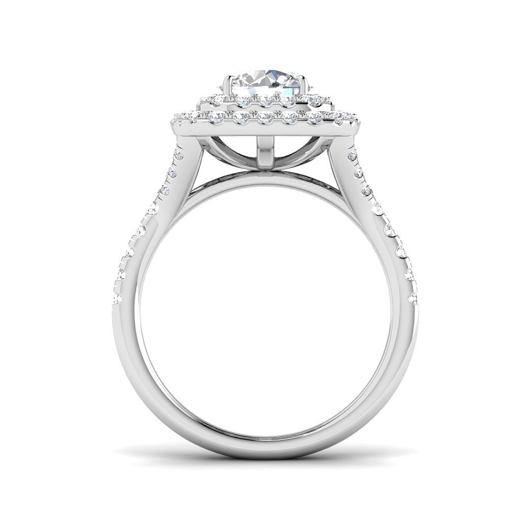 9ct White Gold 1.81ct D VS1 Laboratory Grown CVD Ring