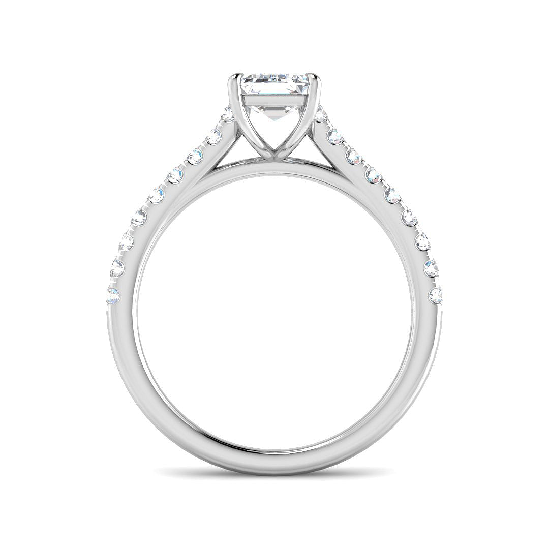 Platinum 1.82ct D SI2 Diamond Ring
