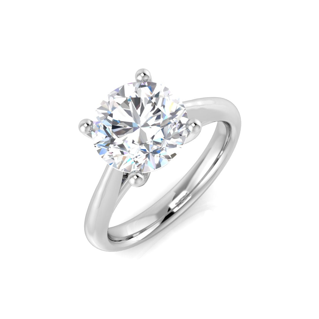 Platinum 3.01ct G I1 Diamond Ring