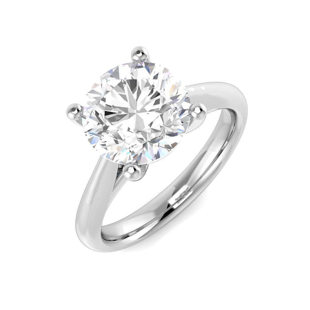 Platinum 2.27ct K SI2 Diamond Ring