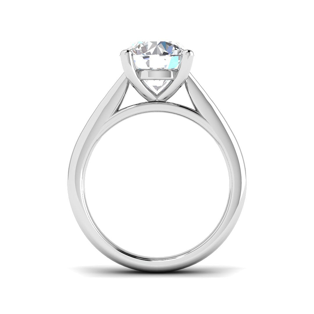 Platinum 2.27ct K SI2 Diamond Ring