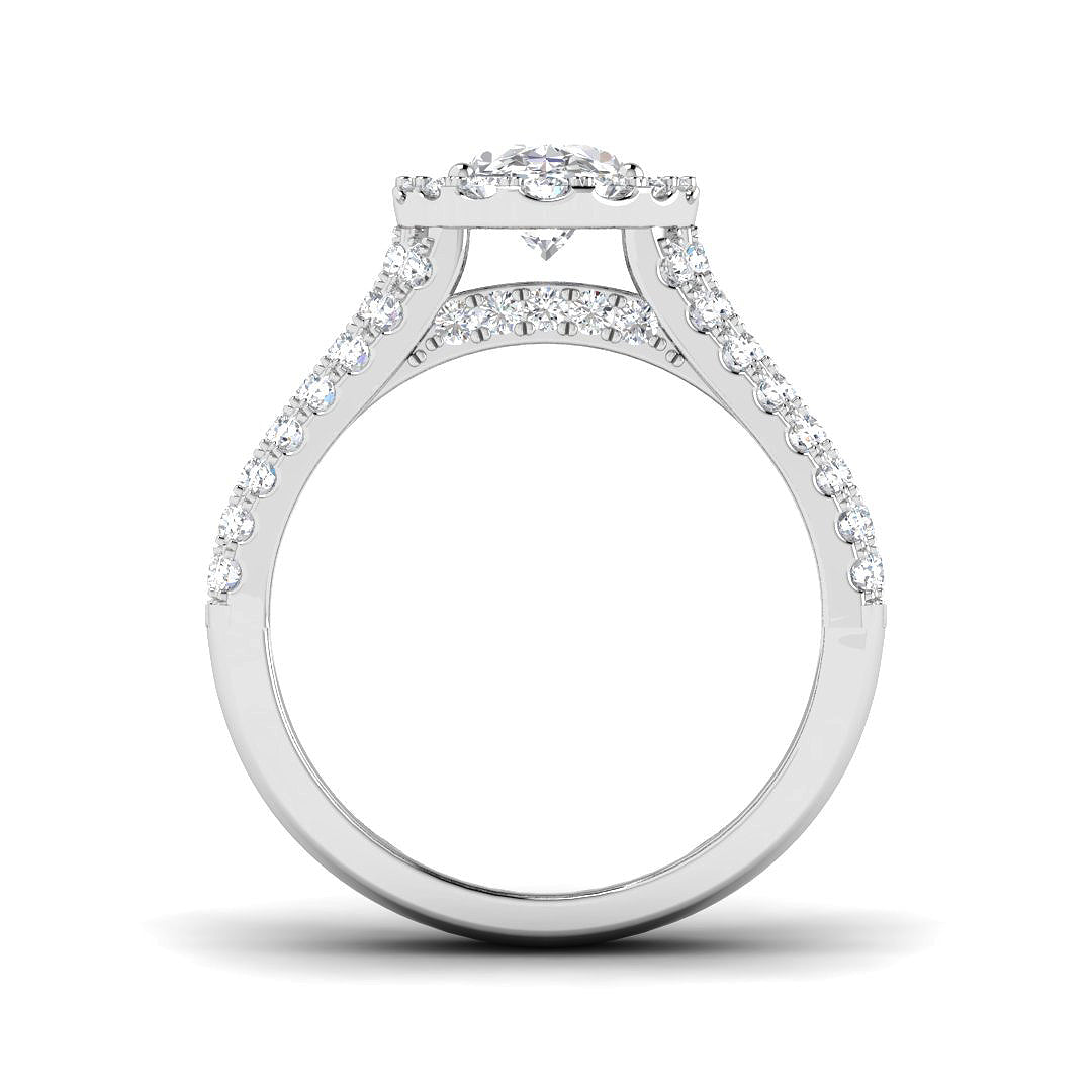 Platinum 1.99ct E VS1 Laboratory Grown CVD Ring