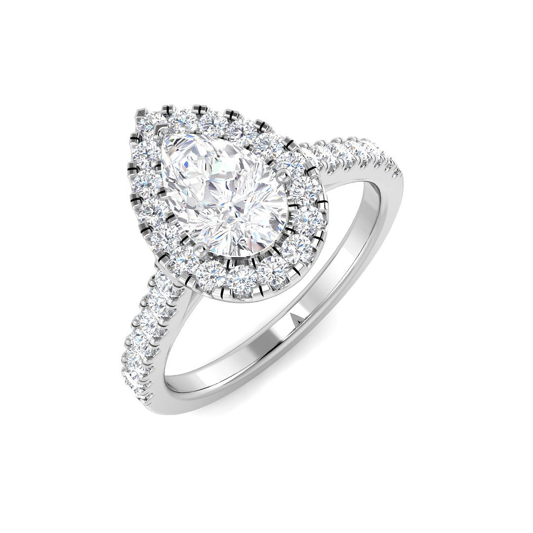 Platinum 1.48ct D SI1 Diamond Ring