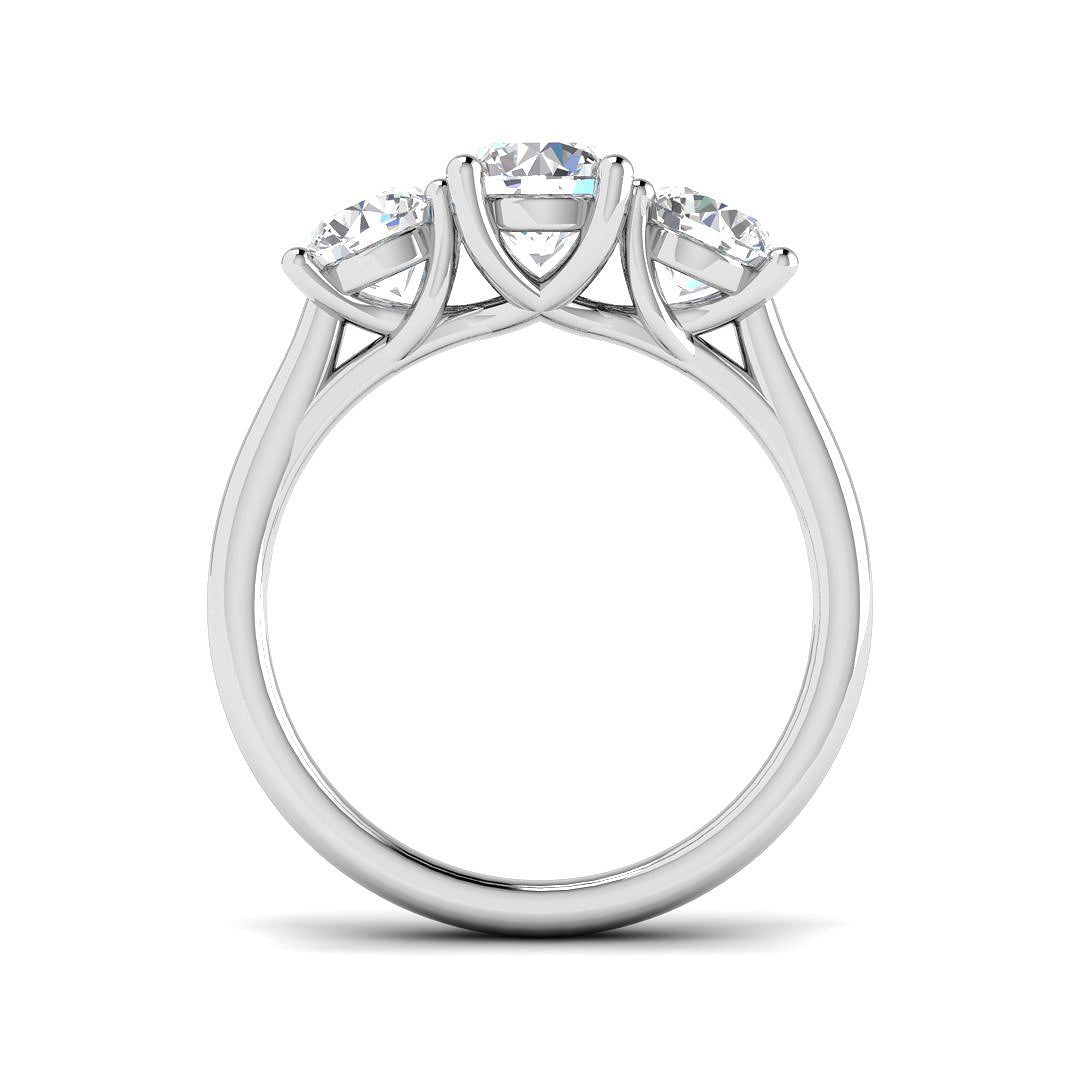 Platinum 1.93ct Laboratory Grown CVD Ring