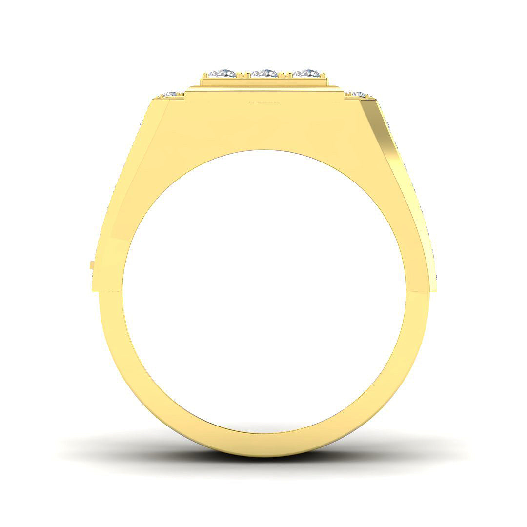 9ct Yellow Gold 1.41ct Laboratory Grown CVD Ring