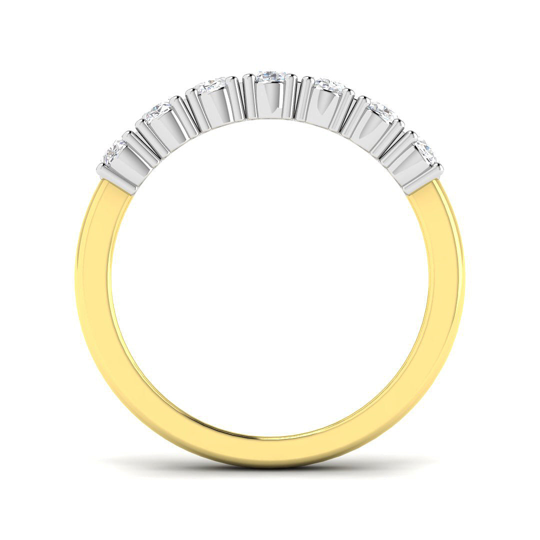 18ct Two-Tone Gold 1.04ct G SI1 Diamond Ring