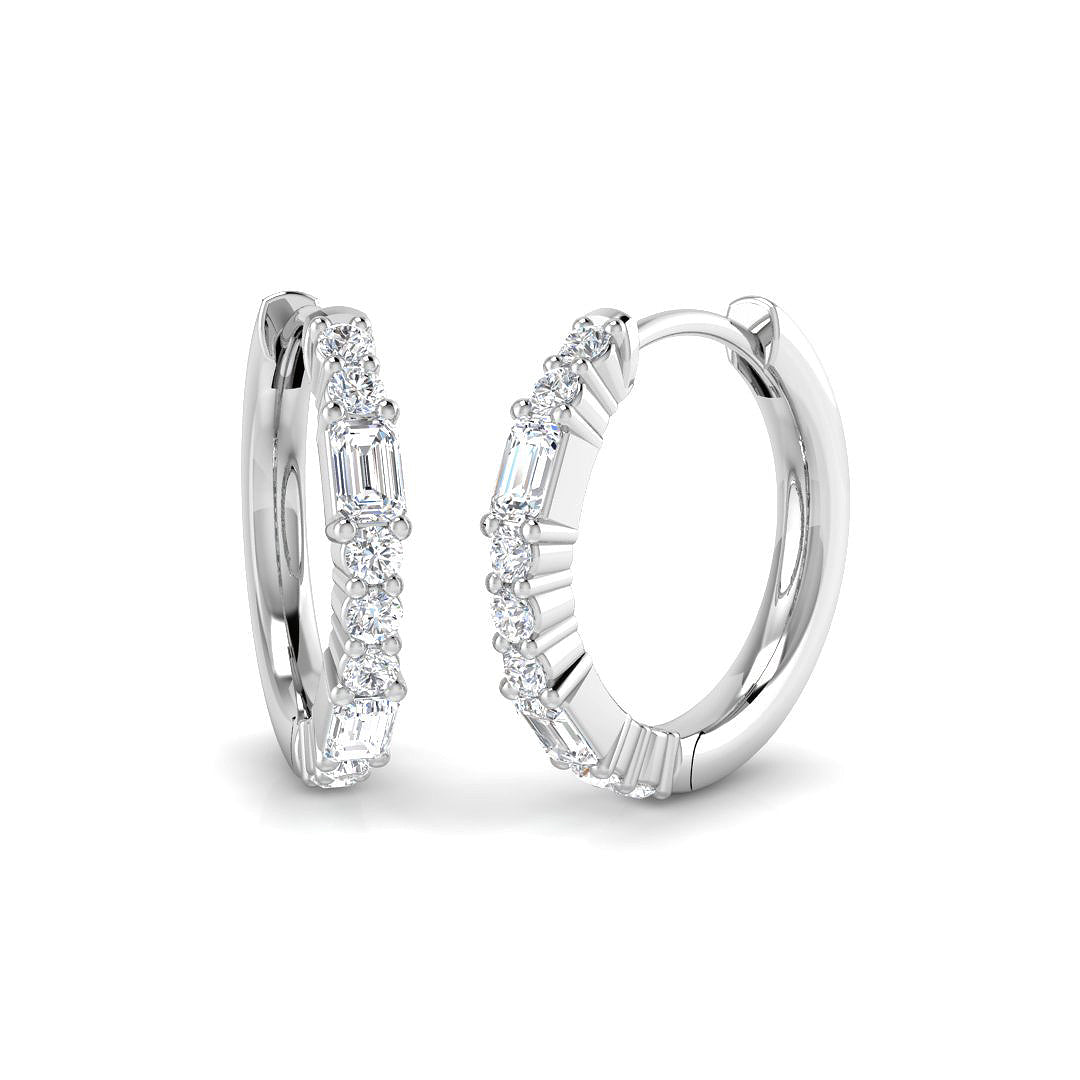 18ct White Gold 0.43ct Diamond Earrings